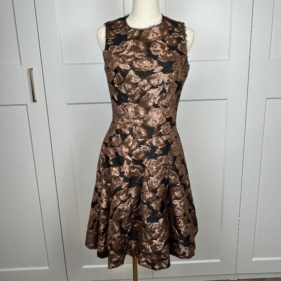Pink Tartan Alvina Metallic Dress - Picture 1 of 11